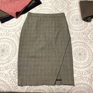 Banana Republic Plaid Pencil Skirt